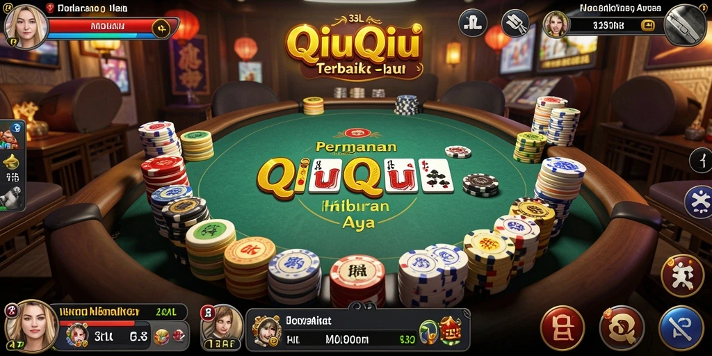 Gameplay QiuQiu yang seru dan menegangkan.