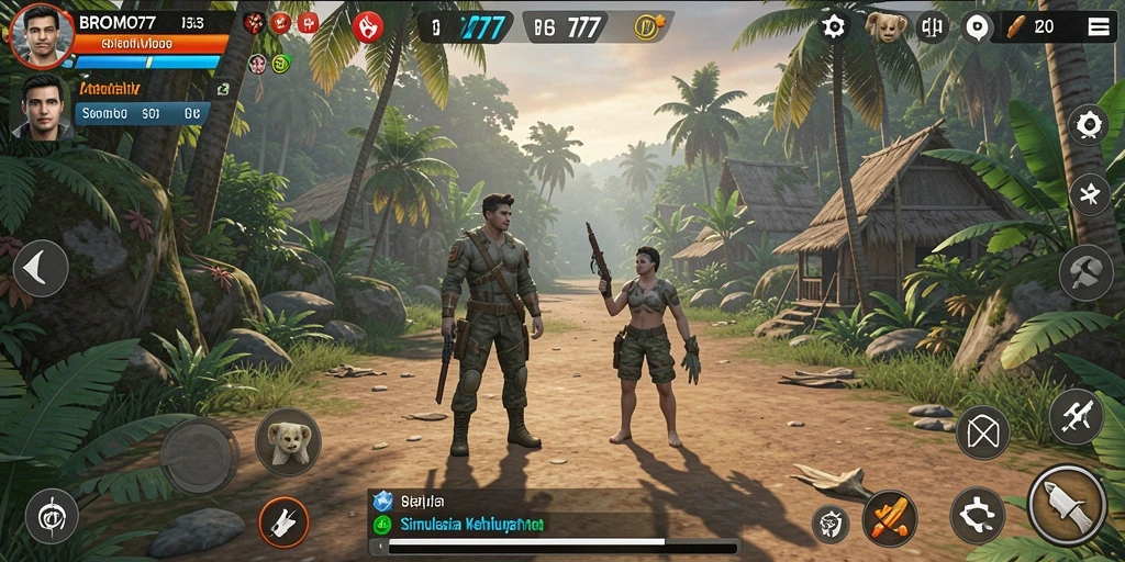 Tampilan gameplay BROMO77 yang menarik dan interaktif.