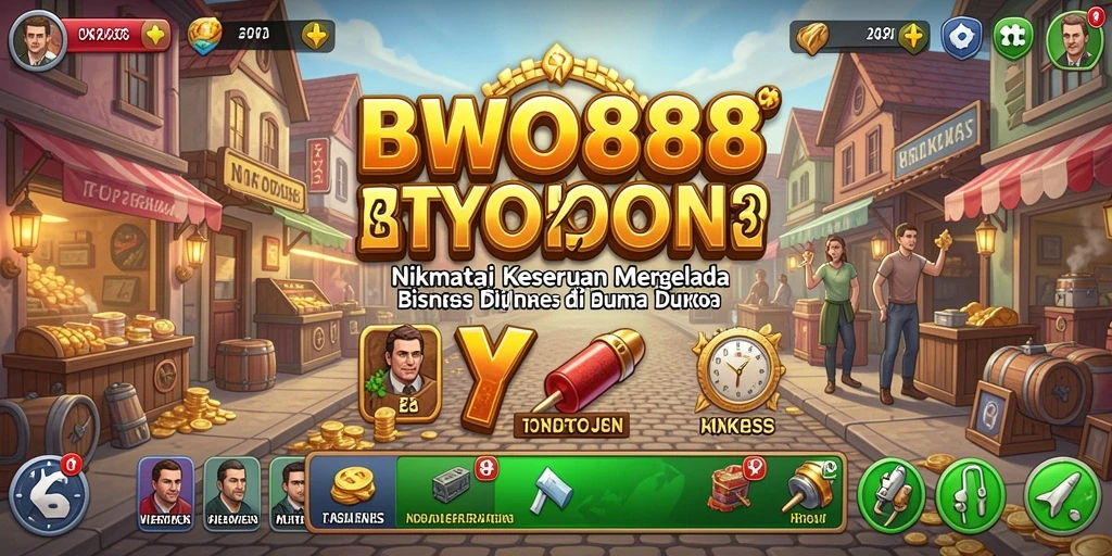 Screenshot utama BWO888 menampilkan gameplay Tycoon yang mendebarkan.
