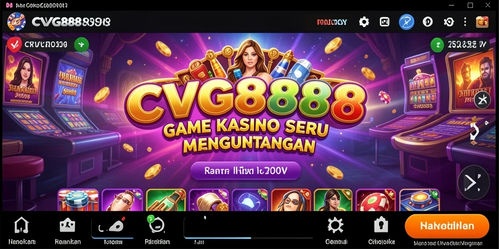 Screenshot gameplay <strong>CVG8888</strong> menunjukkan keseruan permainan Kasino.