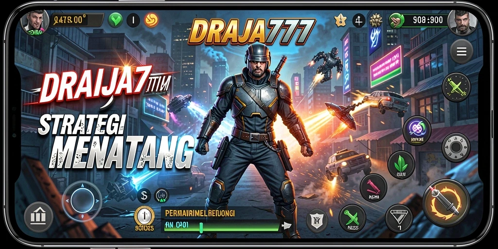 Screenshot utama DRAJA777 menampilkan aksi strategi yang seru.