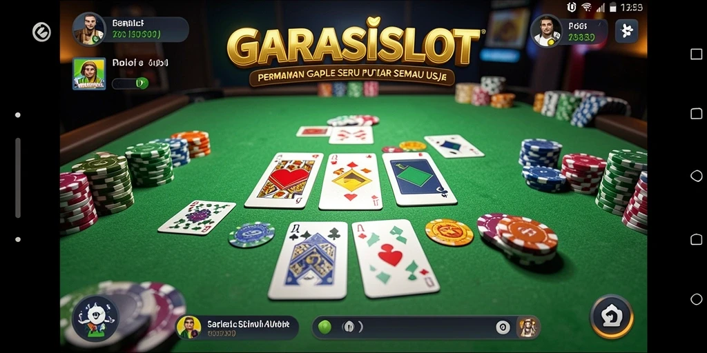 Gameplay seru dan menarik dalam GARASISLOT, permainan Gaple yang menyenangkan.