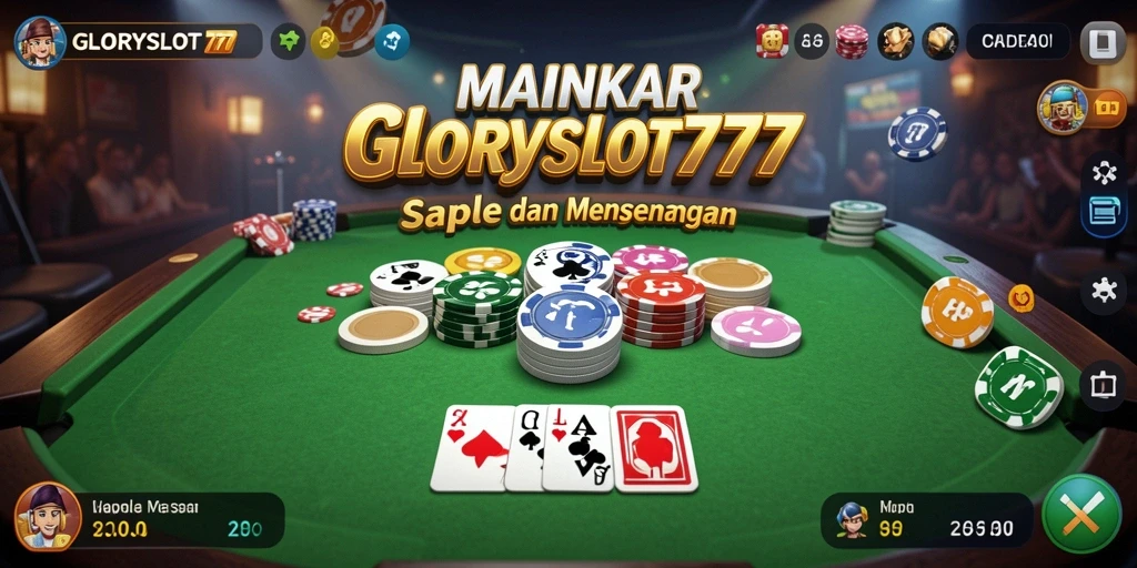 Tampilan gameplay seru dengan keseruan Gaple.