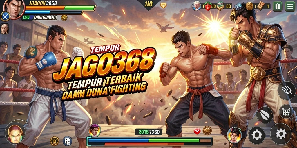 Screenshot JAGO368 menampilkan aksi pertarungan yang intens dan mendebarkan.