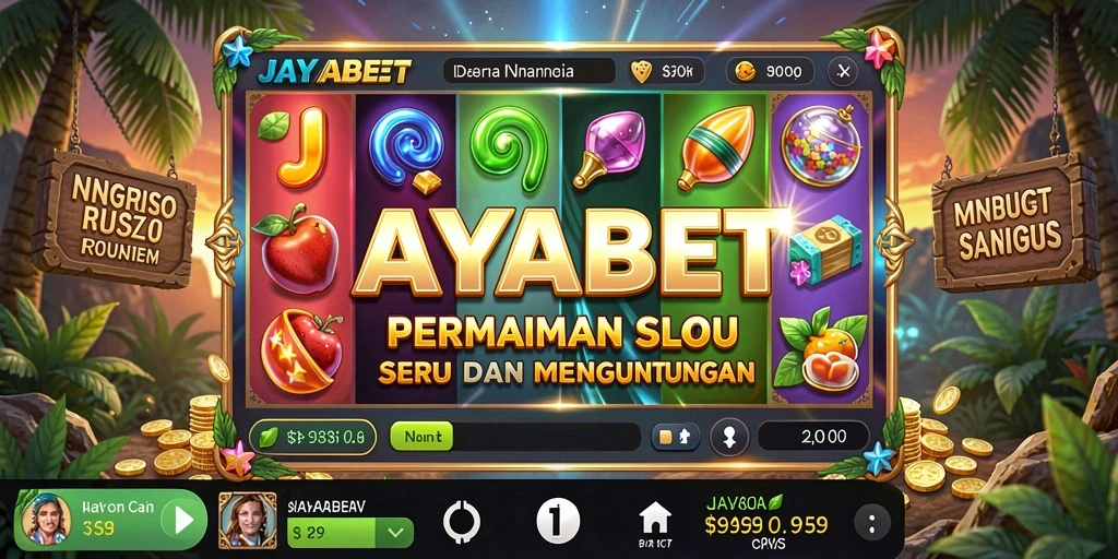 Tampilan gameplay JAYABET yang menarik dan penuh warna.