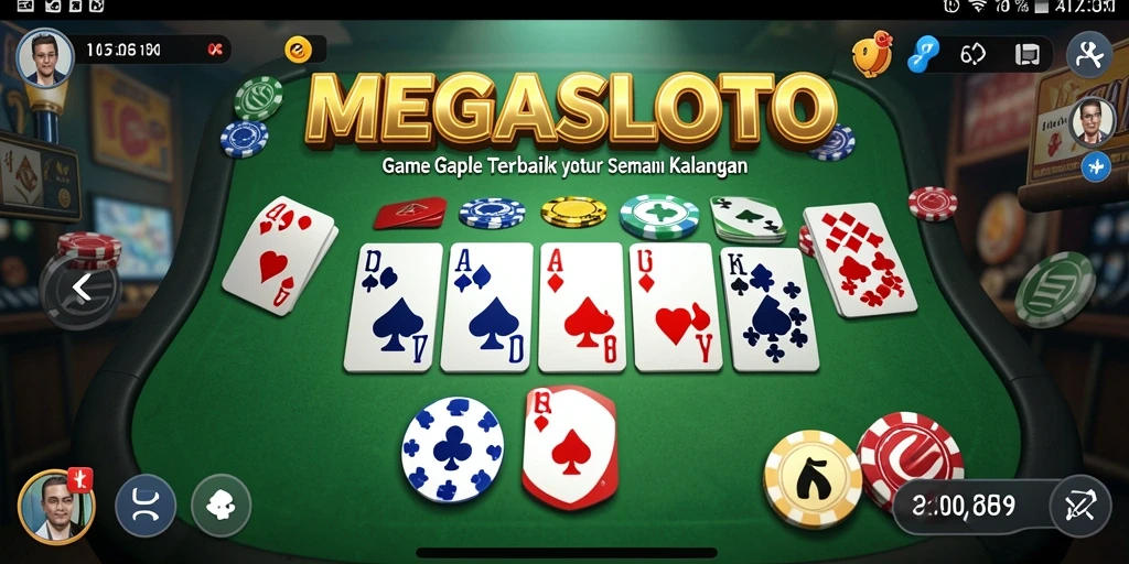 Tampilan gameplay MEGASLOTO yang menarik dan interaktif.