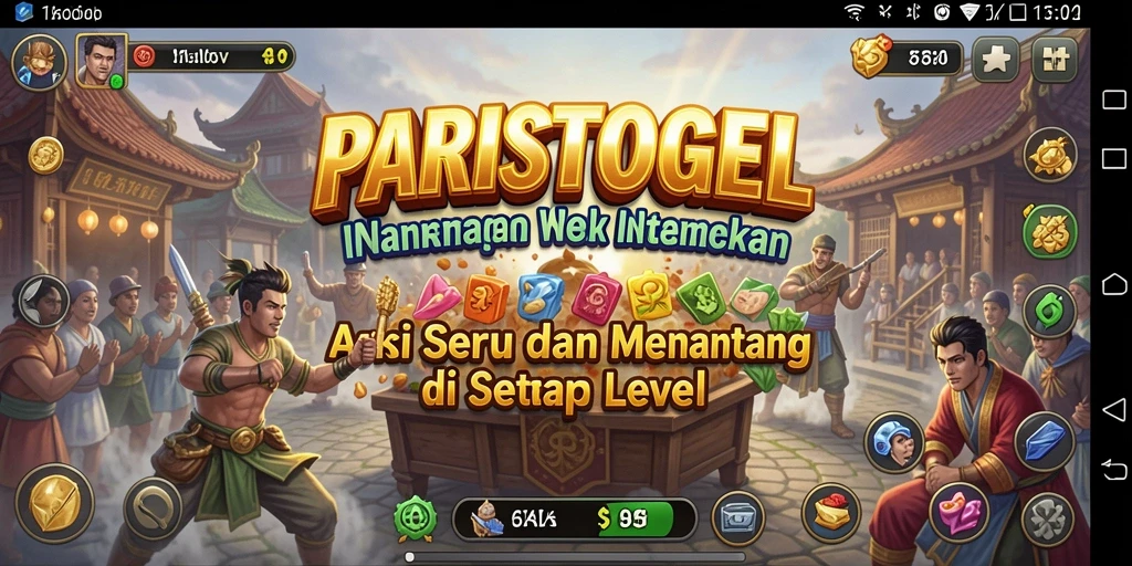 Tampilan gameplay PARISTOGEL yang menegangkan dan seru.