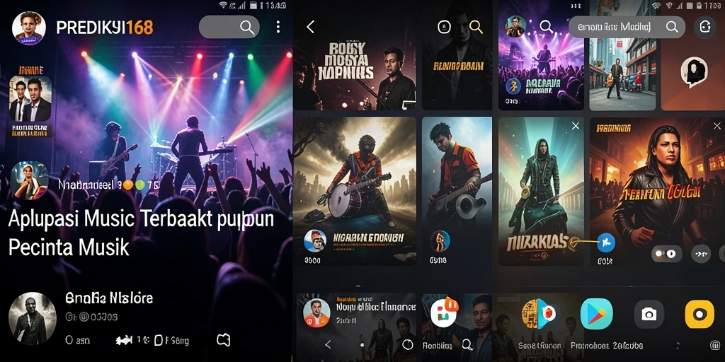 Tampilan gameplay utama dari aplikasi musik PREDIKSI168.