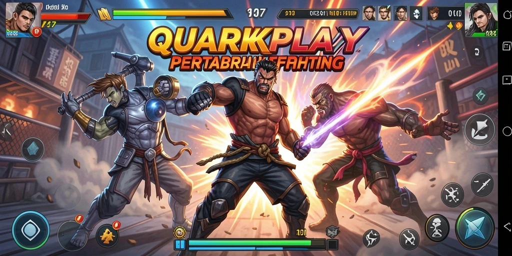 Screenshot utama gameplay Fighting di QUARKPLAY.