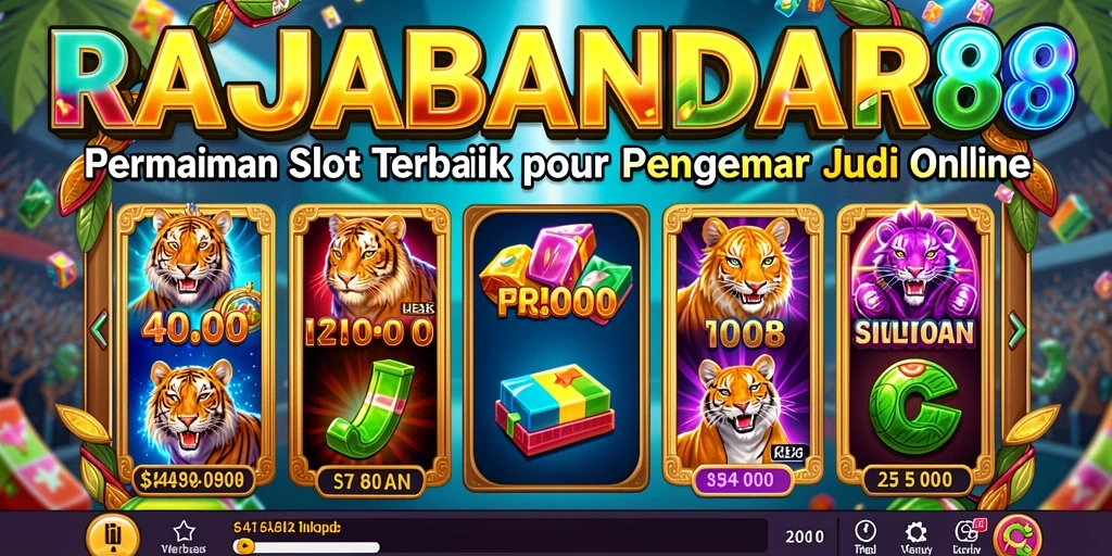 Tampilan menarik dari gameplay Slot RAJABANDAR88 yang seru.