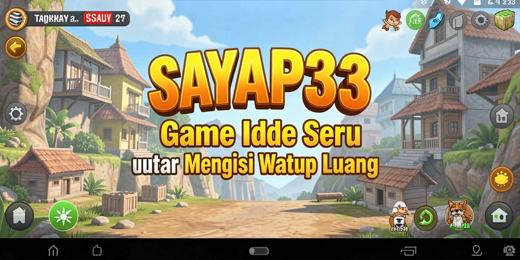 Tampilan gameplay SAYAP33 yang menarik dan menghibur.