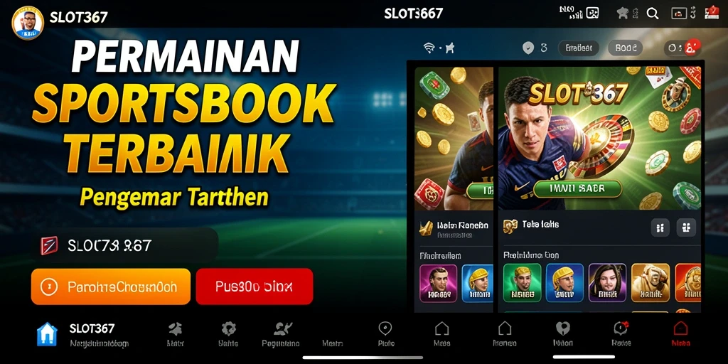 Menampilkan gameplay seru dari aplikasi Sportsbook SLOT367.