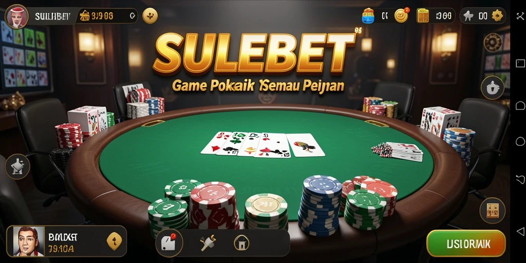 Tampilan gameplay SULEBET yang menarik dan penuh aksi poker.
