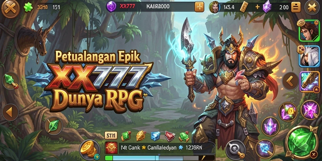 Tangkapan layar dari gameplay RPG XXX777 yang mendebarkan.